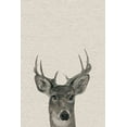 thumbnail image 2 of Mischievous Deer Painting Print on Wrapped Canvas, 2 of 7