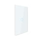 thumbnail image 2 of Yuarrent US Smart Home WiFi Tuya Interruptor táctil Inalámbrico 433,92 MHz Botón de sensor Panel de vidrio templado Interruptores Sticky On / Off Electrodomésticos Blanco 1 Gang Yuarrent HA011540-02B, 2 of 6