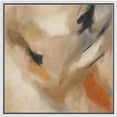 thumbnail image 5 of Framed Canvas Print Earth Tone Abstract Wall Art Neutral Modern Minimalist Decorative for Living Room Bedroom - 16"x16" WHITE, 5 of 8