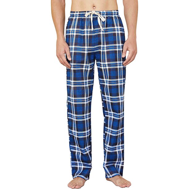 HiddenValor Mens Plaid Cotton Pajama Lounge Pants