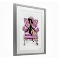 thumbnail image 2 of Stupell Industries Elegant Woman on Chair Gray Framed Print Under Glass design by Ziwei Li, 21 x 17, 2 of 9
