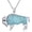 Bison, variant on Dragonfly Necklace 925 Sterling Silver Turquoise Dragonfly Pendant Necklace Turquoise Jewelry Gifts for Women