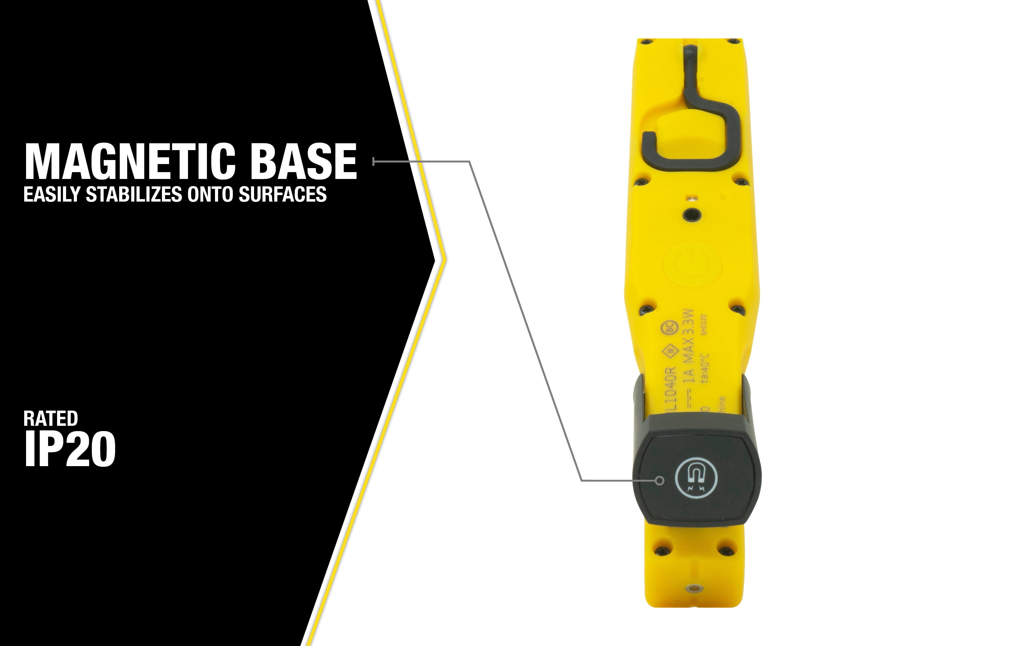 Yellow Jacket 400 Lumen Rechargeable Handheld Light
