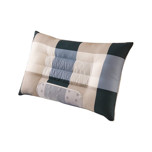 Almohada de Espalda para Cama Almohada de Grado de Hotel con Almohada de Apoyo Suave, Adecuada para la Espalda, Hecha de Almohada de Pluma de Tela Amigable