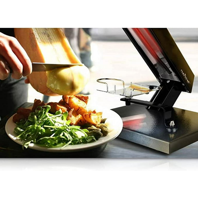 NutriChef Raclette Grill Melter/Warmer Electric Machine-Swiss