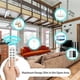 thumbnail image 2 of Set of 5 Programmable Power Sockets, Wireless Remote Control Socket with 2 Remote Controls 2 Batteries Included, 2 of 5