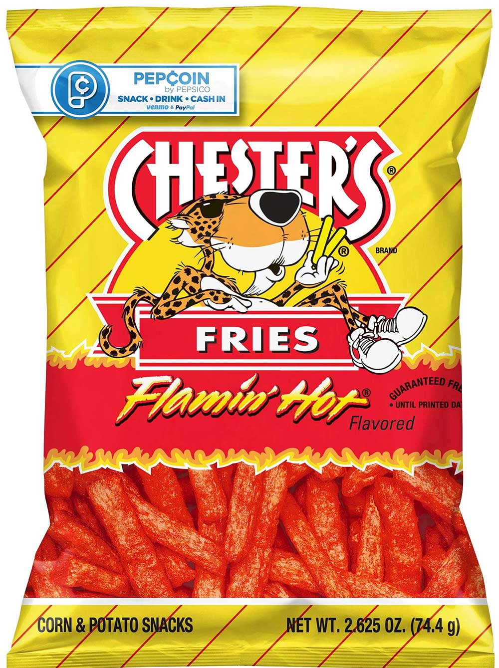 (Price/case)Chester's 00028400363167 Chester's Flamin' Hot Fries 2