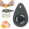 thumbnail image 2 of Egg Separators, Food-Grade Silicone Egg White Separator, 3 Holes Eggs Separators for Yolk, Eggs Separator Tool For Kitchen Baking,Efficient Quick Separation Non-Slip Egg Divider Tool,B-style, 2 of 9