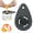 Black B, variant on ZOURIH Silicone Egg Separators,Food-Silicone Egg White Separator,3-Slit Egg White Separator from Yolk for Baking,Must-Have Egg Separator tool,Black A