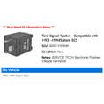 thumbnail image 2 of Turn Signal Flasher - Compatible with 1993 - 1994 Saturn SC2, 2 of 2
