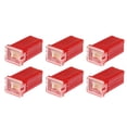 thumbnail image 1 of 6 fusibles estándar en forma de caja de 50 amperios, universales para camionetas, coches, SUV, plástico duradero, metal rojo, 1 of 1