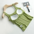 thumbnail image 6 of YAYUBA Womens Camisole Tank Tops Women Spring And Summer Outerwear With Integrated Threaded Shoulder Sling With Chest Pads And Vest Cotton Yoga Cami Shirt, 6 of 6