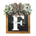 thumbnail image 1 of Last Name Front Door Wreath Front Door Porch Decoration for for Home Blessings Spring Parties, 1 of 2