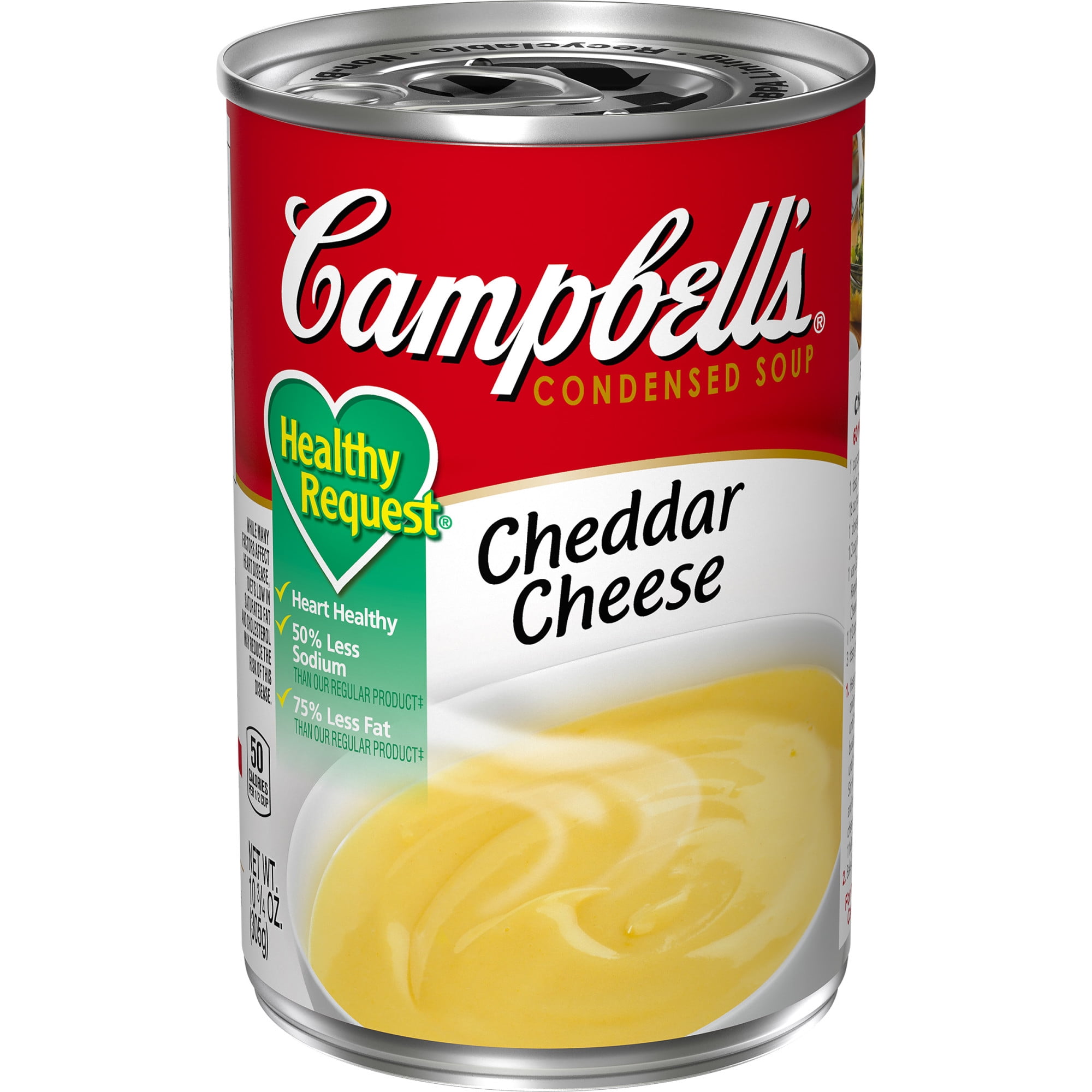 Campbell's Condensed Healthy Request Cheddar Cheese Soup, 10.75 oz. Can