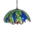 thumbnail image 4 of Meyda Tiffany 246060 8 Light 12" Wide Taper Candle Pendant - MultiColor, 4 of 7