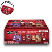 Ol' Roy Cuts in Gravy Prime Variety Pack with Filet Mignon, Ribeye and New York Strip Flavor Wet Dog Food, 13.2 oz, 12 Count