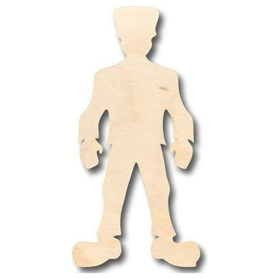 Unfinished Wood Frankenstein Monster Shape - Halloween - Craft - up to 46" DIY 7" / 1/4"