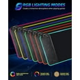 thumbnail image 6 of ExtreLife RGB Gaming Mouse Pad with Wireless Chargeing, LED Large Desk Mat, Ultra-Smooth Surface, Non-Slip Rubber Base, Waterproof Keyboard Pad, 6 of 9