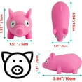 thumbnail image 2 of Juego de 2 Squishy Pig Stress Squishy Piggie Squeeze Toy Anti-Ansiedad Divertido Pink Pig Toy Rebound Ball Fidget Toy Knead Sand Toy Squeeze Stress Relieve AGREGAR TDAH Útil ER, 2 of 5