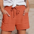 thumbnail image 2 of Women's Pants Fashion Shorts For Women Casual High Waist Straight Leg Sports Casual Loose Shorts, 2 of 7
