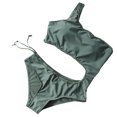 thumbnail image 4 of Pieza hombro mujer traje de baño bikini trajes de baño para nadar en la playa SG Sunnimix Traje de baño de una pieza para mujer, 4 of 7