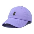 thumbnail image 5 of Dalix Hippo Embroidered Cotton Dad Hat Cute Animal Design Adjustable Baseball Cap for Everyday Wear Womens in Lavender, 5 of 5