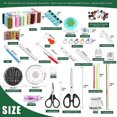 thumbnail image 4 of CUITING 206 Pcs Sewing Kit  Sewing Kits for Home and Adults  Filled with Quality Notions Scissor & Thread - Great Gift, 4 of 6