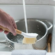 Full Circle Be Good White Bamboo/Plastic Dish Brush