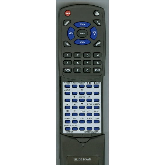 Replacement Remote for CURT RTLCDVD193A, LCDVD193A, LCDVD2224A