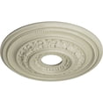 thumbnail image 3 of Ekena Millwork 17 5/8"OD X 3 5/8"ID X 1 7/8"P Orleans Ceiling Medallion (Fits Canopies up to 4 5/8"), Hand-Painted Clear Yellow, 3 of 7