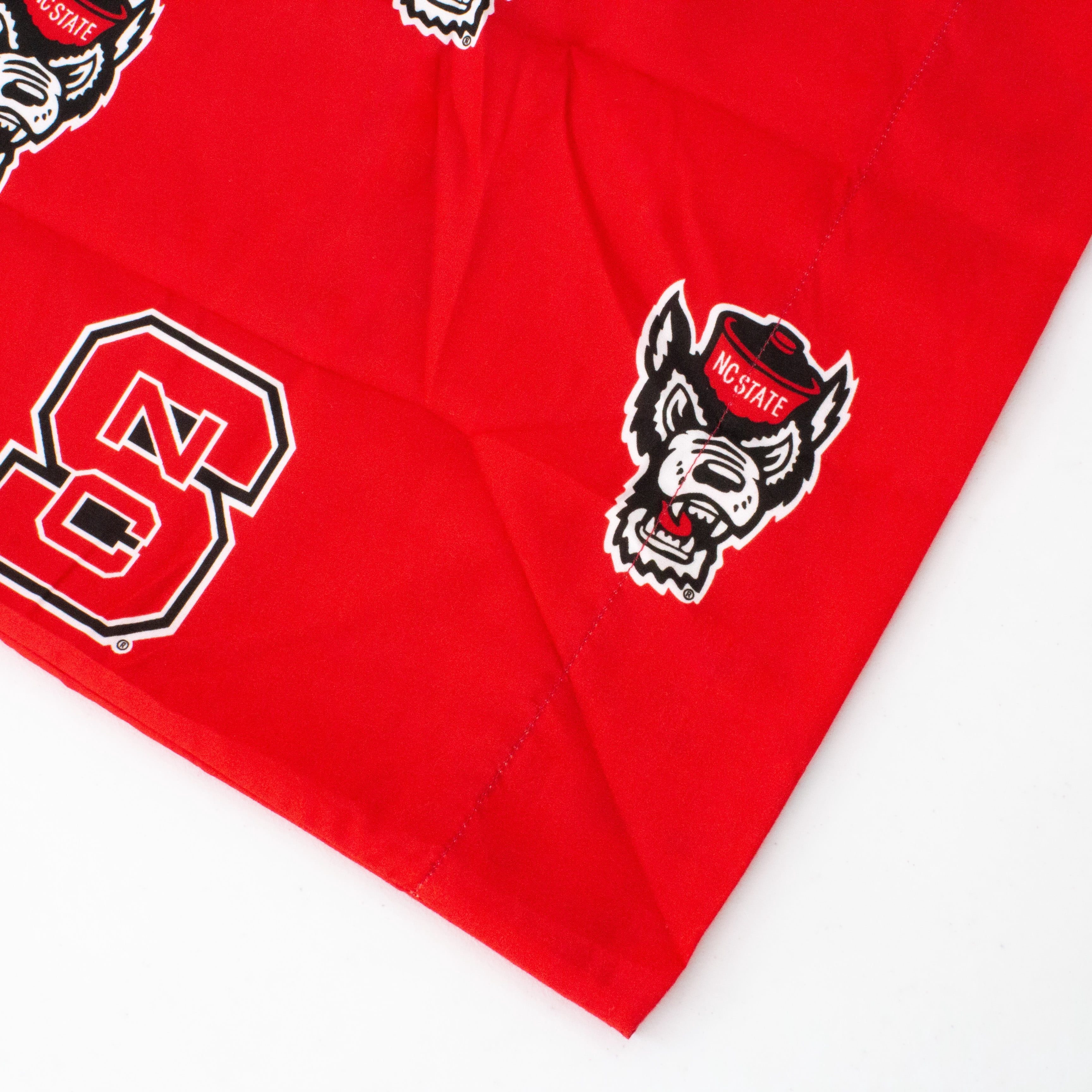 North Carolina State Wolfpack Pillowcase Pair, King, 20" x 40" (2 King Pillowcases)