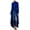 Blue, variant on Women Long Dovetail Gothic Trench Coat Front Zipper Up Tailcoat Jacket