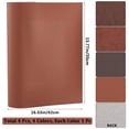 thumbnail image 2 of 4Pcs 4 Colors PU Leather Fabirc Repair Patch Rectangle without Adhesive Backing Mixed Color 420x350x0.6mm 1pc/color, 2 of 7