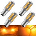 thumbnail image 1 of Ambre 1157 BA15D P21/5W 5630 33SMD Ampollas LED Canbus de Voiture 900LM Super Bright Feu de Clignotants Avant et Arrière Clignotants Ampollas 12-30V 3.6W(4 piezas), 1 of 5