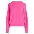 thumbnail image 5 of Scoop Women's and Women's Plus Oversized Crewneck Sweater, Lightweight, Sizes XS-4X, 5 of 5