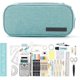 thumbnail image 3 of Portable Large Capacity Pencil Case 3 Compartments Portable Pencil Pouch Large Canvas Storage Bag for Boys Girls Adults Students Business Office (1 Pa, 3 of 5