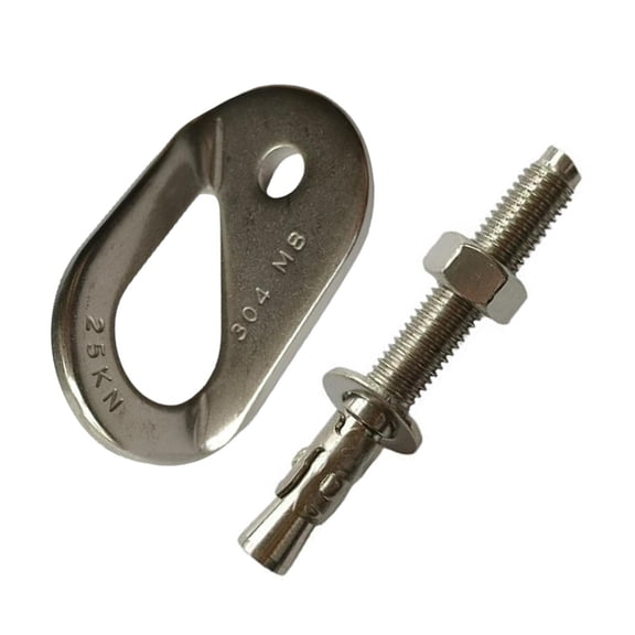 Climbing Anchor Hanger Rock Climbing Anchor Expansion Bolt Heavy Duty Stainless Steel for Outdoor Mountaineering