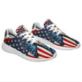 thumbnail image 6 of Patriotic Shoes Horse 4th Of July Print Sneakers Lightweight Comfortable Running Shoes for Men Women White Size 13, 6 of 7