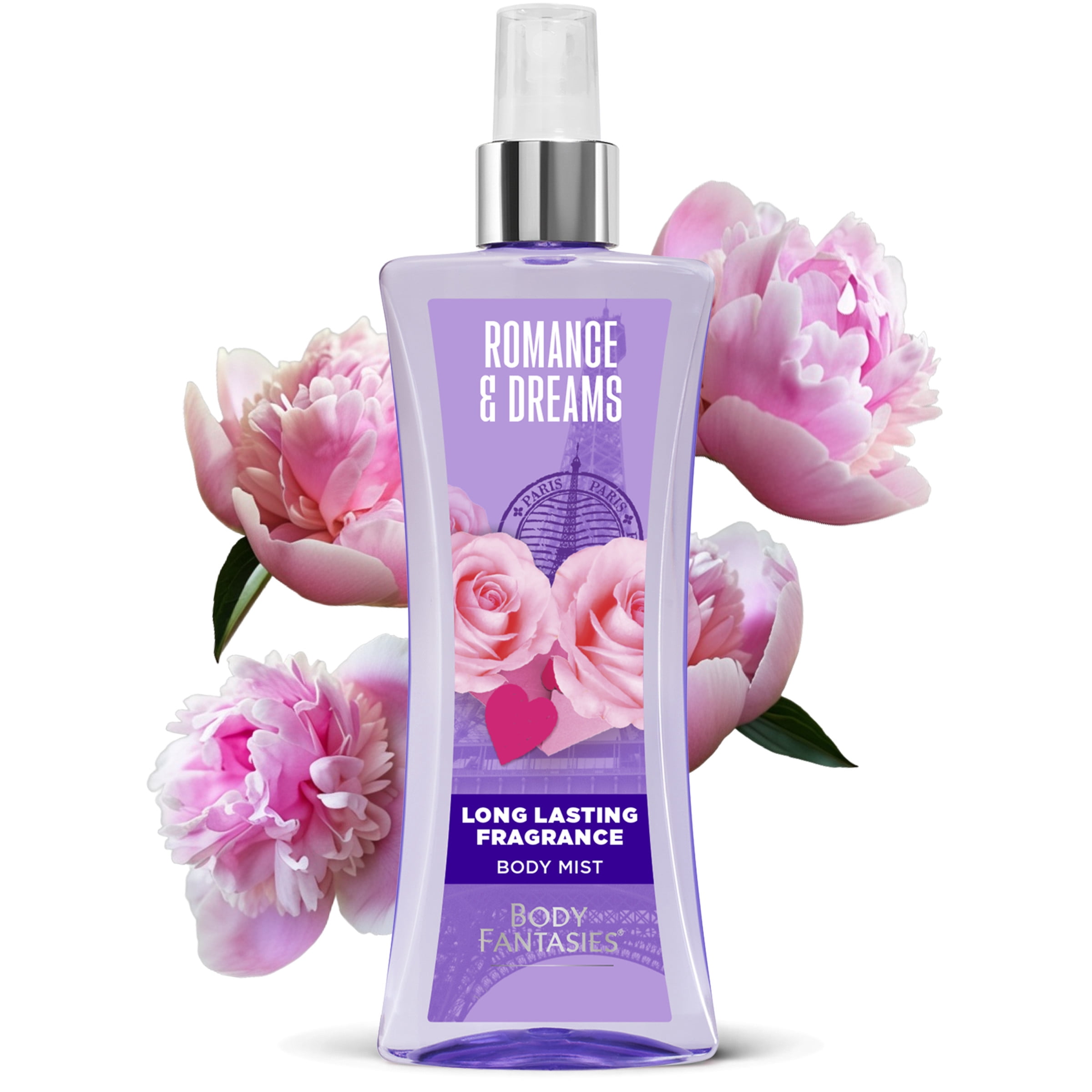 Body Fantasies Romance & Dreams Body Spray for Women, 3.2 fl oz