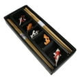 thumbnail image 6 of 5 Pairs Of Colorful Japanese Koi Fishes Ceramic Rests With Wooden Chopsticks Set, 6 of 9