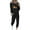 Black winter 2 piece sets, variant on Usmixi Womens Lounge Set Womens Thanksgiving Day 2 Piece Outfits Car Print Long Sleeve Pullover Top Drawstring Elastic Waist Pant Sets Casual Pocket Loungewear Sets Fall Saving