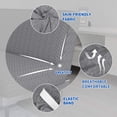 thumbnail image 4 of XYMHUN Armless Futon Cover Stretch Futon Slipcovers with Elastic Bottom Light Gray, 4 of 7