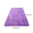 thumbnail image 3 of Kbndieu Area Rugs for Living Room, Floor Washable Rugs for Bedroom, Large Fluffy Shaggy Fuzzy Plush Soft Carpet, Purple Shag Rug for Kids Boys Girls Dorm Nursery Home Room Decor on Clearance, 3 of 3