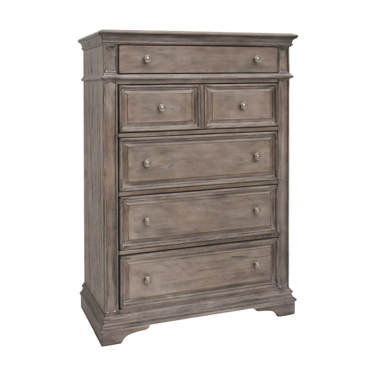 Steve Silver Highland Park Rustic Vertical Chest, 6 Drawer