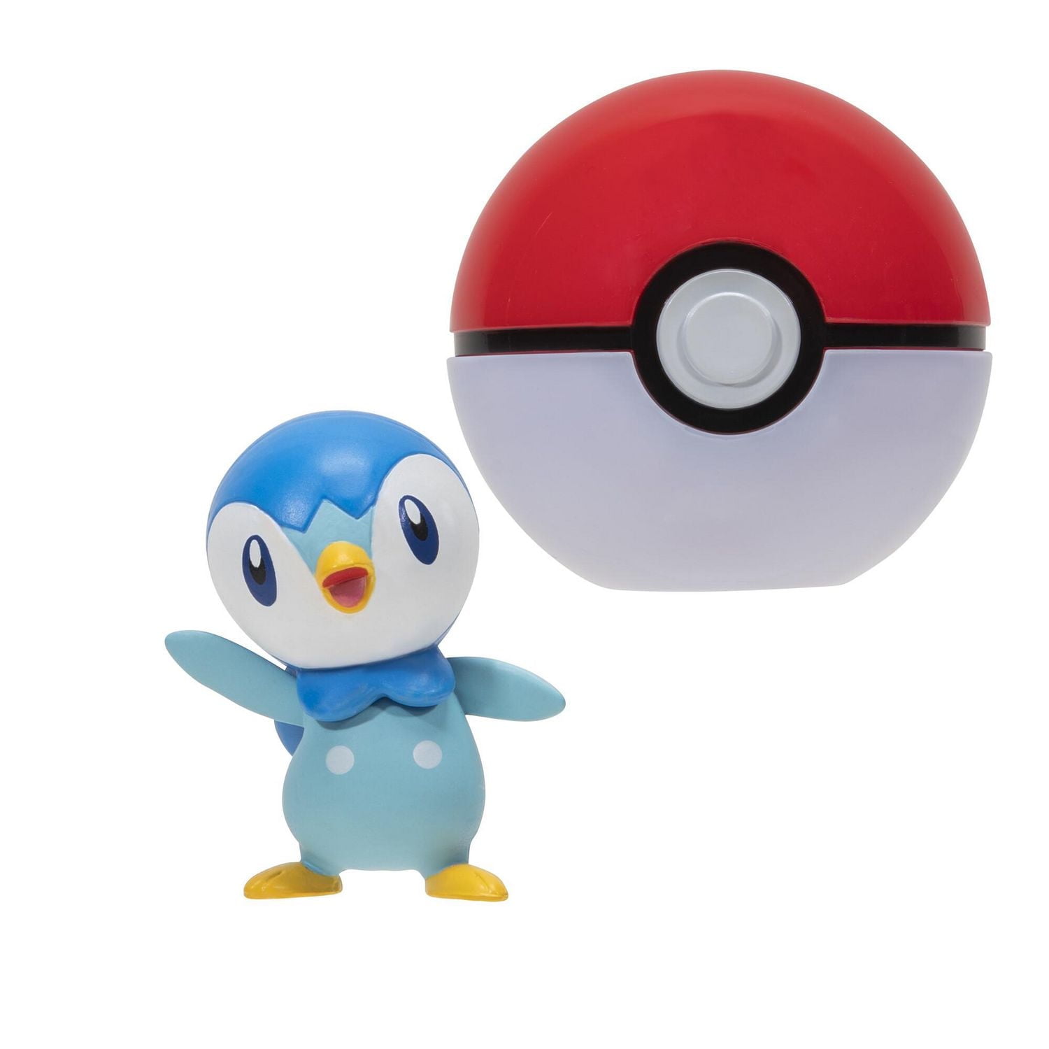 Pokémon Clip 'N' Go - Piplup + Poké Ball