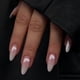 thumbnail image 1 of Mgmxbsth 24PCS Press on Nails,Pearl White Nude Tone Fake Nails, False Nails with Designs, Aurora Acrylic Full Cover Stick on Nails Reusable Glue on Na, 1 of 4
