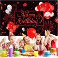 thumbnail image 2 of Happy Birthday Banner Sign Birthday Photo Backdrop Background for Birthday Party Decoration Supplies, 2 of 3