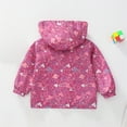 thumbnail image 5 of EnJoCho Toddler Girls Boys Cartoon Lightweight Jacket Hooded Windbreaker Spring Summer Zip Up Outerwear Coat Fall Windcoat Rain Shell, 5 of 7