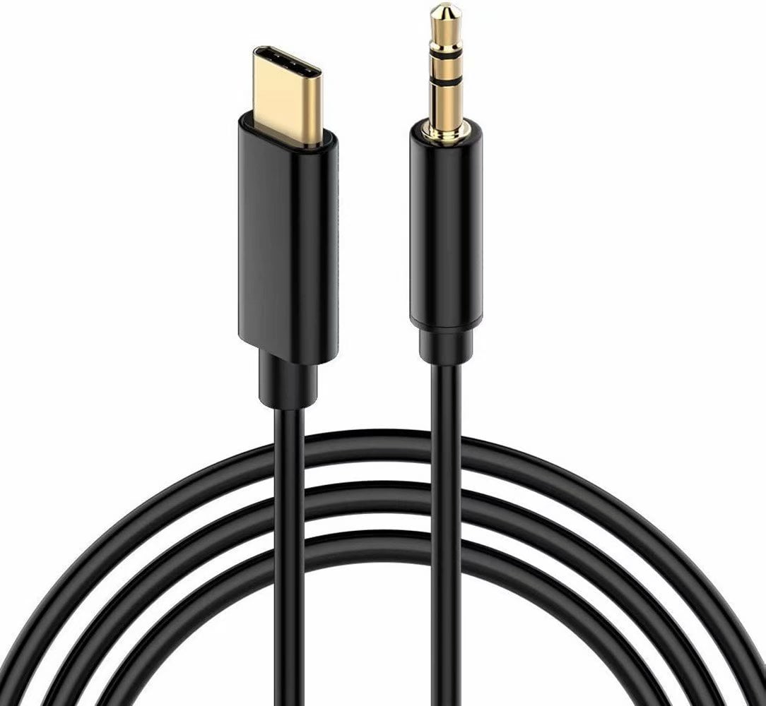 Phone USB Type-C to 3.5mm Adapter Audio Cable For Headphone Jacks Stereo Car 