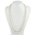 thumbnail image 2 of White Freshwater Cultured Pearl 9-10mm 64 Inch Baroque Endless Necklace, 2 of 7